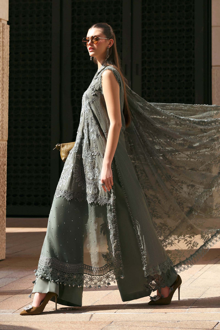 Maria.B Luxury Lawn Unstitched Embroidered 3Pc Suit D-2603-B