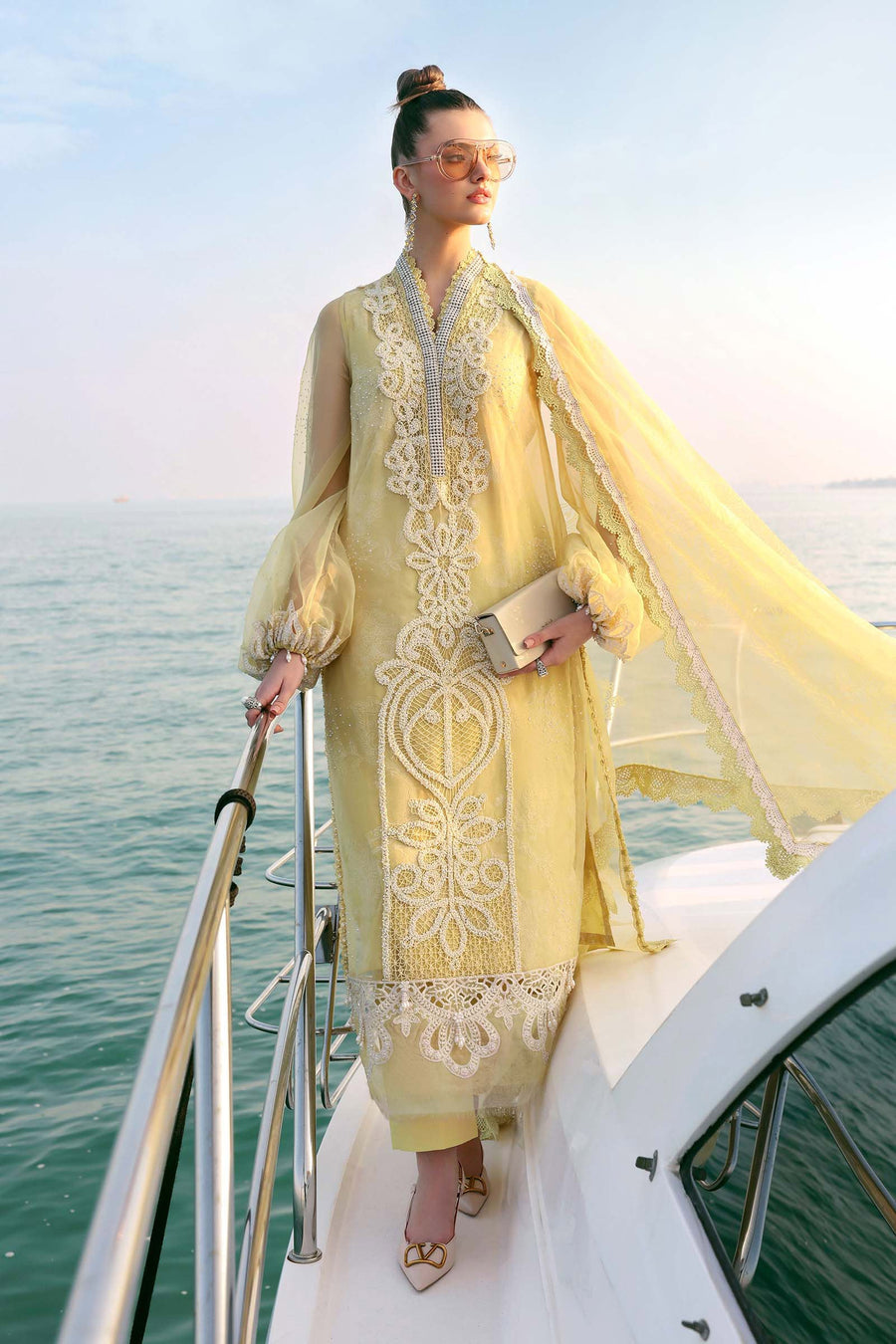 Maria.B Luxury Lawn Unstitched Embroidered 3Pc Suit D-2604-A