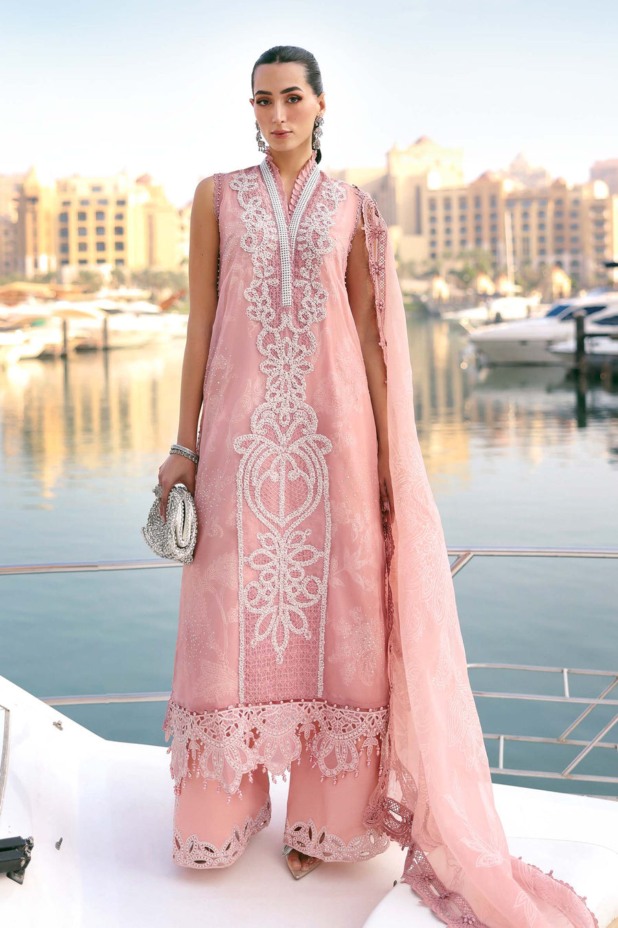 Maria.B Luxury Lawn Unstitched Embroidered 3Pc Suit D-2604-B