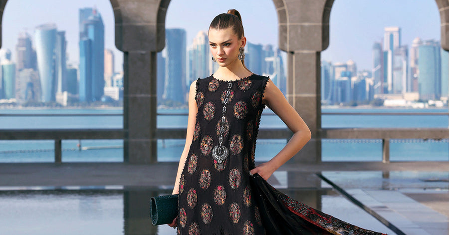 Maria.B Luxury Lawn Unstitched Embroidered 3Pc Suit D-2605-B