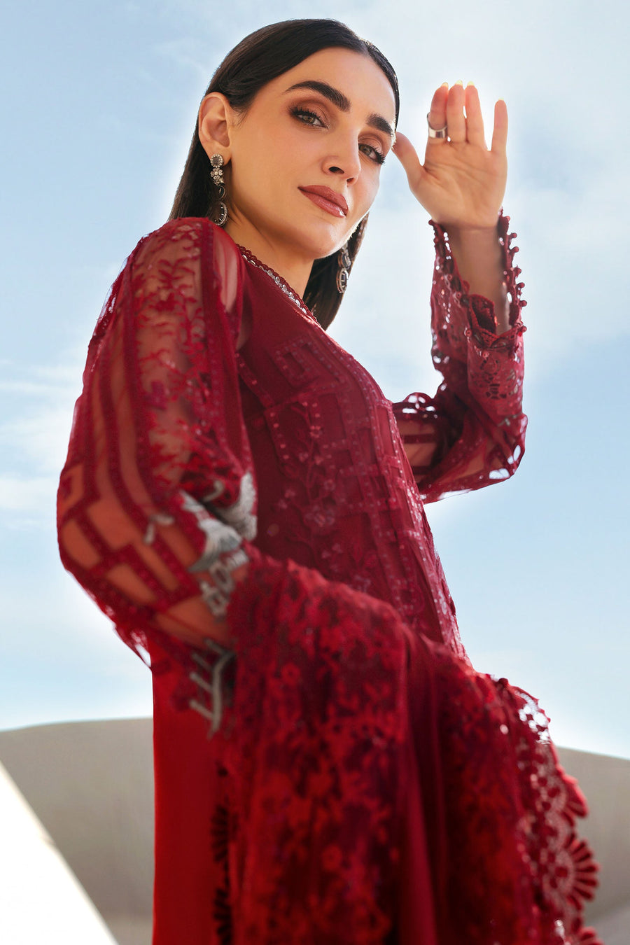 Maria.B Luxury Lawn Unstitched Embroidered 3Pc Suit D-2607-A