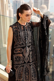 Maria.B Luxury Lawn Unstitched Embroidered 3Pc Suit D-2608-B