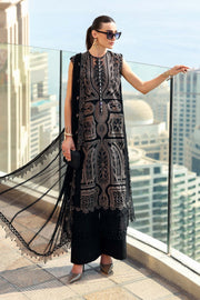 Maria.B Luxury Lawn Unstitched Embroidered 3Pc Suit D-2608-B