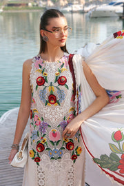 Maria.B Luxury Lawn Unstitched Embroidered 3Pc Suit D-2610-A