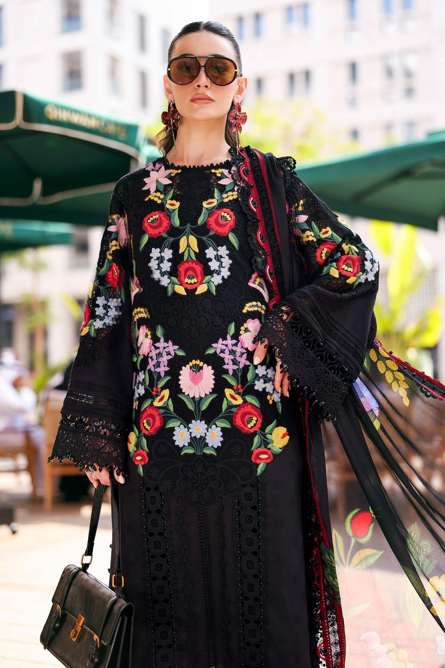 Maria.B Luxury Lawn Unstitched Embroidered 3Pc Suit D-2610-B