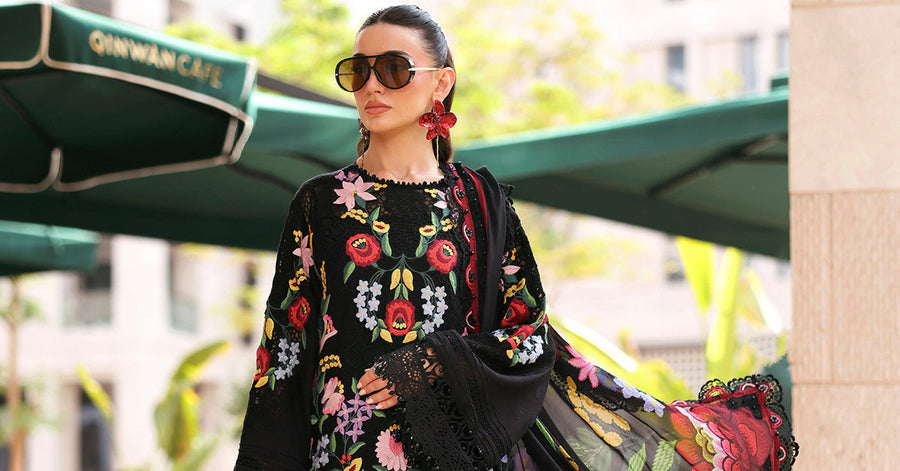 Maria.B Luxury Lawn Unstitched Embroidered 3Pc Suit D-2610-B
