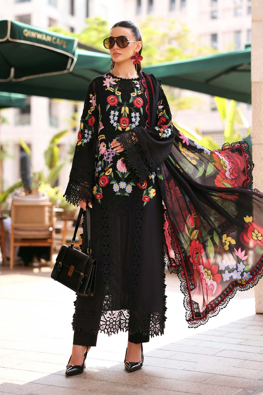 Maria.B Luxury Lawn Unstitched Embroidered 3Pc Suit D-2610-B