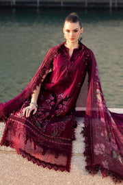 Maria.B Luxury Lawn Unstitched Embroidered 3Pc Suit D-2611-B