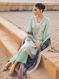 Zainab Chottani Luxury Lawn Unstitched Embroidered 3Pc Suit D-2A KIRAN