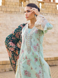 Zainab Chottani Luxury Lawn Unstitched Embroidered 3Pc Suit D-2A KIRAN