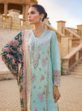 Zainab Chottani Luxury Lawn Unstitched Embroidered 3Pc Suit D-2A KIRAN