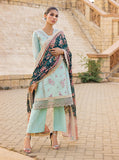 Zainab Chottani Luxury Lawn Unstitched Embroidered 3Pc Suit D-2A KIRAN