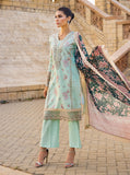 Zainab Chottani Luxury Lawn Unstitched Embroidered 3Pc Suit D-2A KIRAN