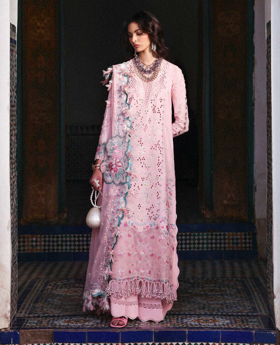 Republic WomensWear Reine Embroidered Lawn Unstitched 3Pc Suit D-2A Cecelia