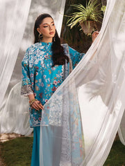 Tahra by Zainab Chottani Embroidered Lawn Unstitched 3Pc Suit D-02B BEEHA