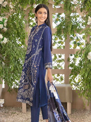 Dorsa by Tawakkal Fabrics Embroidered Viscose Unstitched 3Pc Suit D-3716