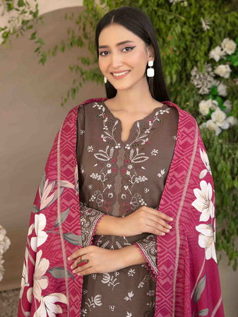 Dorsa by Tawakkal Fabrics Embroidered Viscose Unstitched 3Pc Suit D-3717