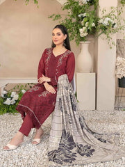 Dorsa by Tawakkal Fabrics Embroidered Viscose Unstitched 3Pc Suit D-3718