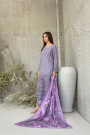 Tawakkal Fabrics Husniye Embroidered Schiffli Unstitched 3Pc Suit D-3758