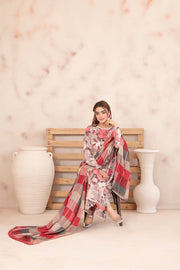 Tawakkal Fabrics Hayma Digital Printed Staple Unstitched 3Pc Suit D-3788