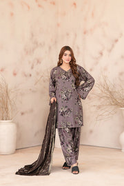 Tawakkal Fabrics Hayma Digital Printed Staple Unstitched 3Pc Suit D-3791