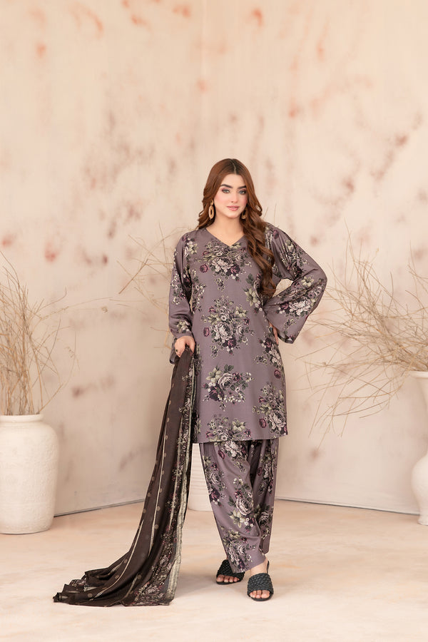 Tawakkal Fabrics Hayma Digital Printed Staple Unstitched 3Pc Suit D-3791