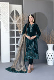 Tawakkal Fabrics Makhmal-e-Kahani Embroidered Velvet Unstitched 3Pc Suit D-3968