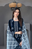 Tawakkal Fabrics Makhmal-e-Kahani Embroidered Velvet Unstitched 3Pc Suit D-3970