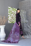 Tawakkal Fabrics Makhmal-e-Kahani Embroidered Velvet Unstitched 3Pc Suit D-3974