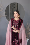 Tawakkal Fabrics Makhmal-e-Kahani Embroidered Velvet Unstitched 3Pc Suit D-3975