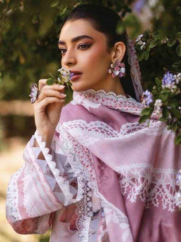 Tahra by Zainab Chottani Embroidered Lawn Unstitched 3Pc Suit D-03A ZINNIA