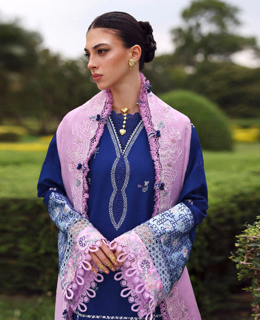 Republic WomensWear Lilas Embroidered Lawn Unstitched 3Pc Suit D-3B ARIA