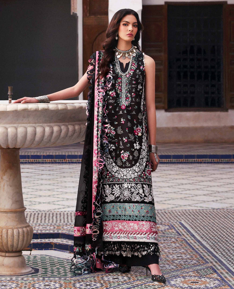 Republic WomensWear Reine Embroidered Lawn Unstitched 3Pc Suit D-3B Elia