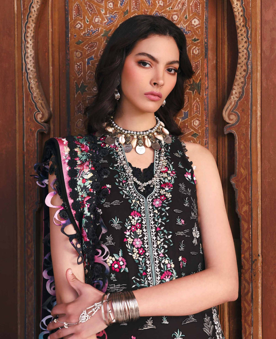 Republic WomensWear Reine Embroidered Lawn Unstitched 3Pc Suit D-3B Elia