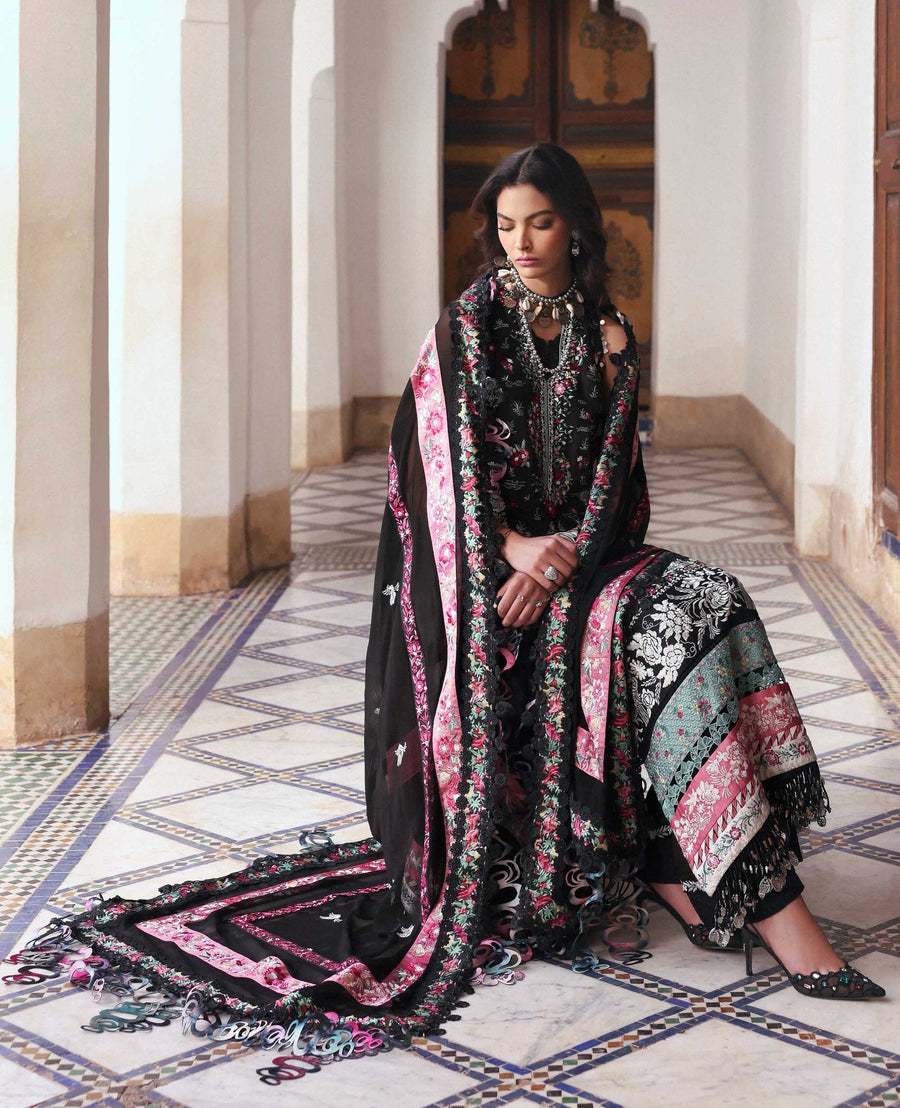 Republic WomensWear Reine Embroidered Lawn Unstitched 3Pc Suit D-3B Elia