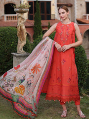 Noor by Saadia Asad Eid Luxe Embroidered Lawn Unstitched 3Pc Suit D-03