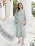 Maria.B Unstitched Embroidered Luxury Chiffon 3Pc Suit MPC-24-103