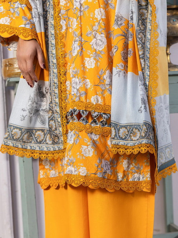 Rang e Noor by Humdum Digital Printed Lawn Unstitched 3Pc Suit REN-04