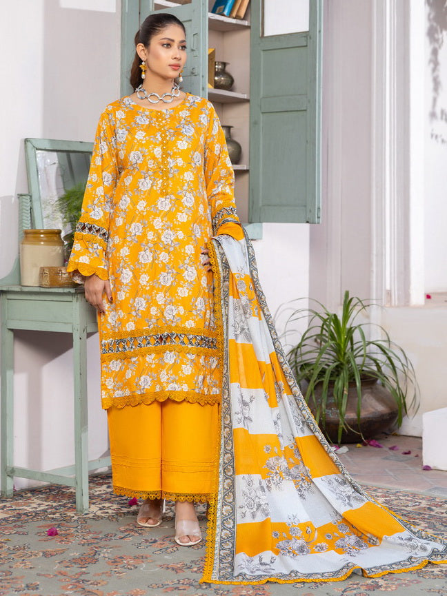 Rang e Noor by Humdum Digital Printed Lawn Unstitched 3Pc Suit REN-04
