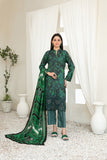 Harika by Tawakkal Fabrics Embroidered Viscose Unstitched 3Pc Suit D-4046