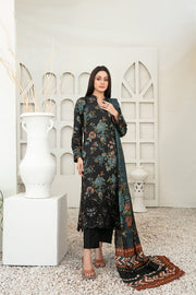 Harika by Tawakkal Fabrics Embroidered Viscose Unstitched 3Pc Suit D-4048
