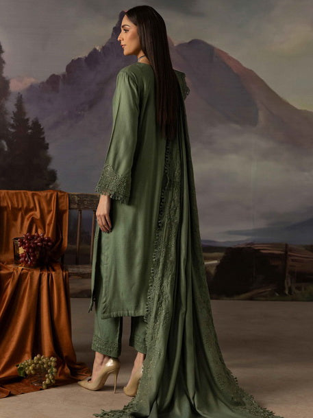 Dastaan by Riaz Arts Vol-02 Leather Peach Unstitched 3Pc Suit DS-41