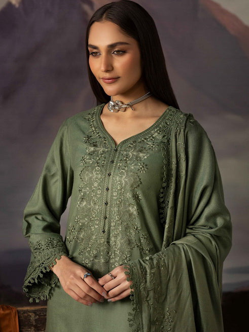 Dastaan by Riaz Arts Vol-02 Leather Peach Unstitched 3Pc Suit DS-41