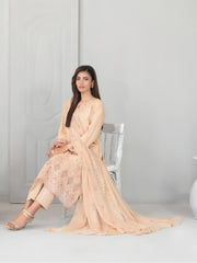 Mizal by Tawakkal Fabrics Embroidered Karandi Unstitched 3Pc Suit D-4376