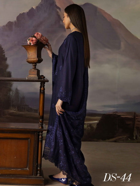 Dastaan by Riaz Arts Vol-02 Leather Peach Unstitched 3Pc Suit DS-44