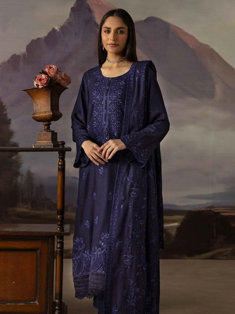 Dastaan by Riaz Arts Vol-02 Leather Peach Unstitched 3Pc Suit DS-44