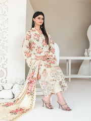 Muskaan by Tawakkal Fabrics Embroidered Staple Unstitched 3Pc Suit D-4417