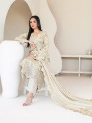 Muskaan by Tawakkal Fabrics Embroidered Staple Unstitched 3Pc Suit D-4421