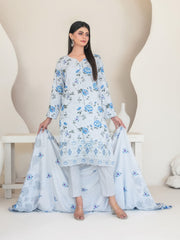 Muskaan by Tawakkal Fabrics Embroidered Staple Unstitched 3Pc Suit D-4422