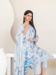 Muskaan by Tawakkal Fabrics Embroidered Staple Unstitched 3Pc Suit D-4422